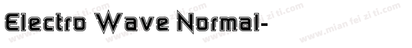 Electro Wave Normal字体转换